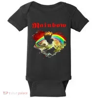 Rainbow Rising Ritchie Blackmore Rock Baby Bodysuit thumb 0