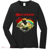 Rainbow Rising Ritchie Blackmore Rock Women's Long Sleeve Shirt thumb 0