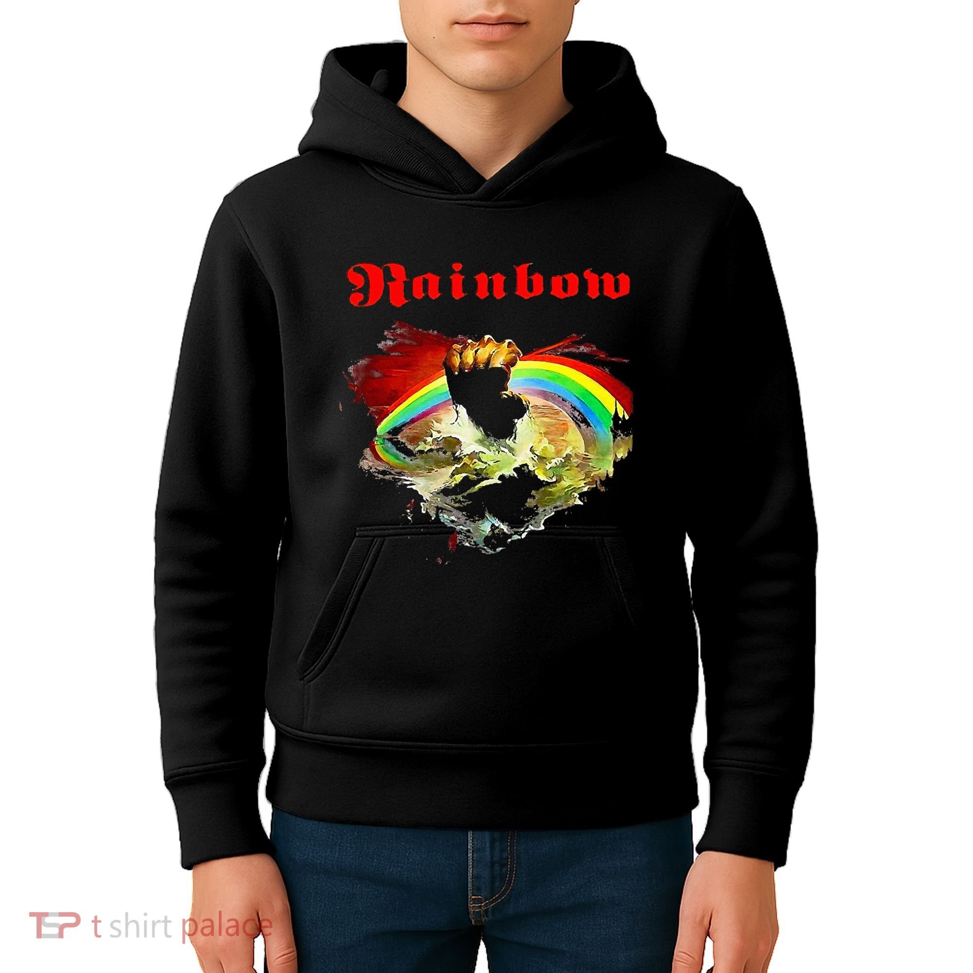 Rainbow Rising Ritchie Blackmore Rock Kids Hoodie