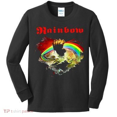 Rainbow Rising Ritchie Blackmore Rock Kids Long Sleeve Shirt