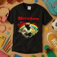 Rainbow Rising Ritchie Blackmore Rock Kids T-Shirt thumb 3