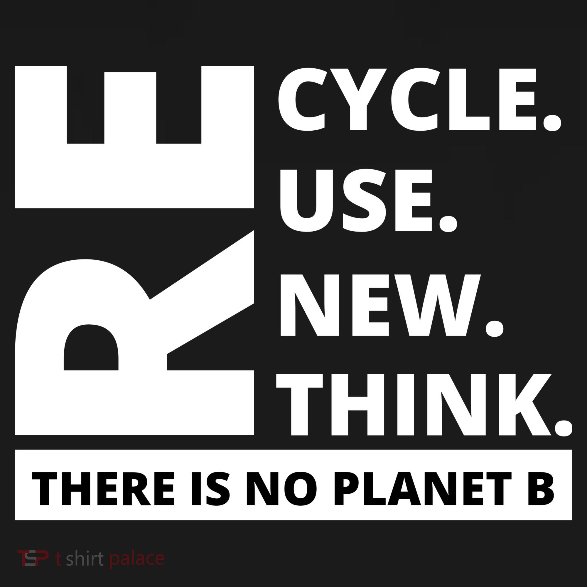 Recycle Reuse Renew Rethink There Is No Planet B Earth Day Women's Tank Top