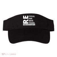 Recycle Reuse Renew Rethink There Is No Planet B Earth Day Visor thumb 0
