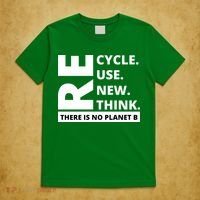 Recycle Reuse Renew Rethink There Is No Planet B Earth Day T-Shirt thumb 5