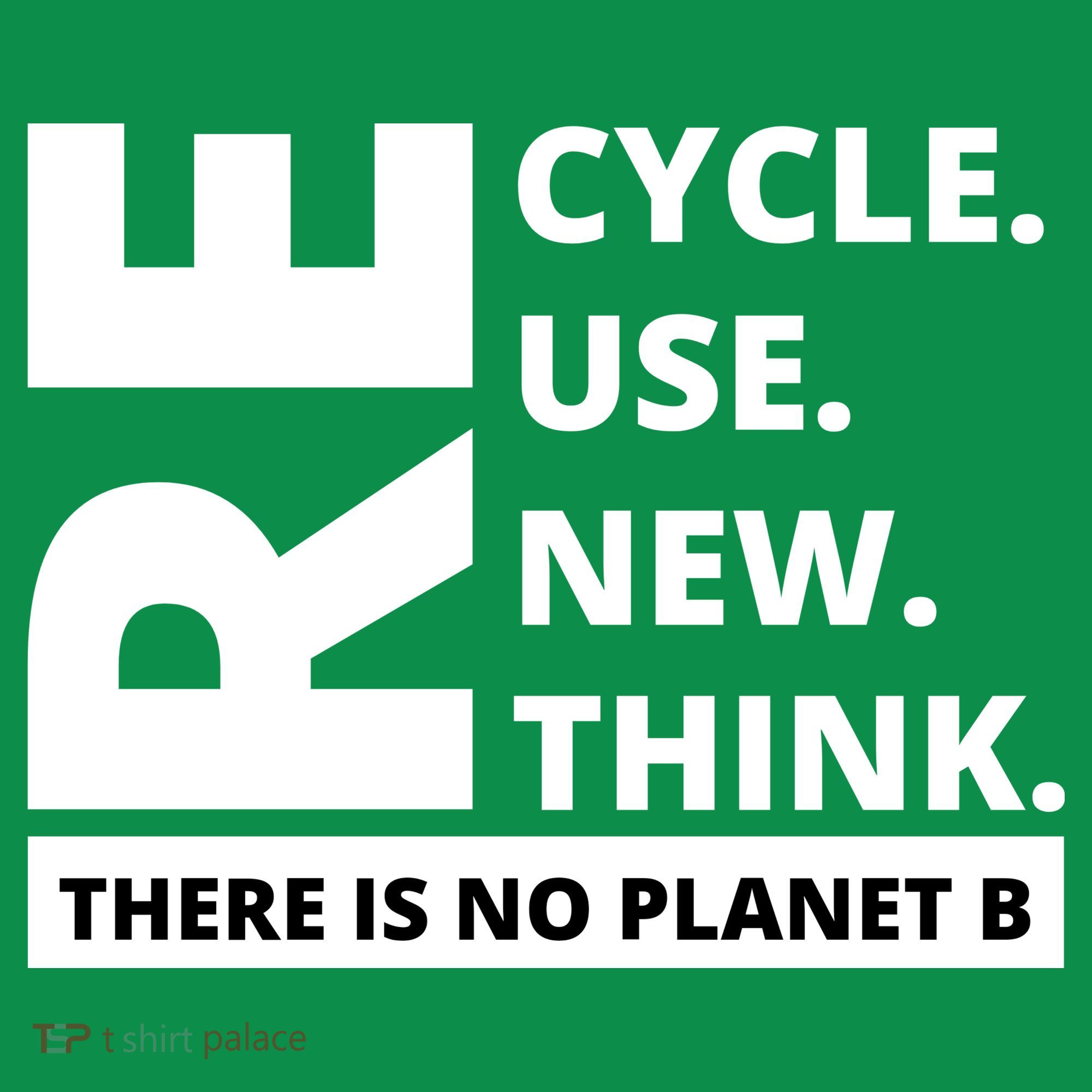 Recycle Reuse Renew Rethink There Is No Planet B Earth Day Ornament