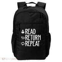 Read Retun Repeat A Funny Gift For Book Reading Lovers Librarian Bookworms Backpack thumb 0