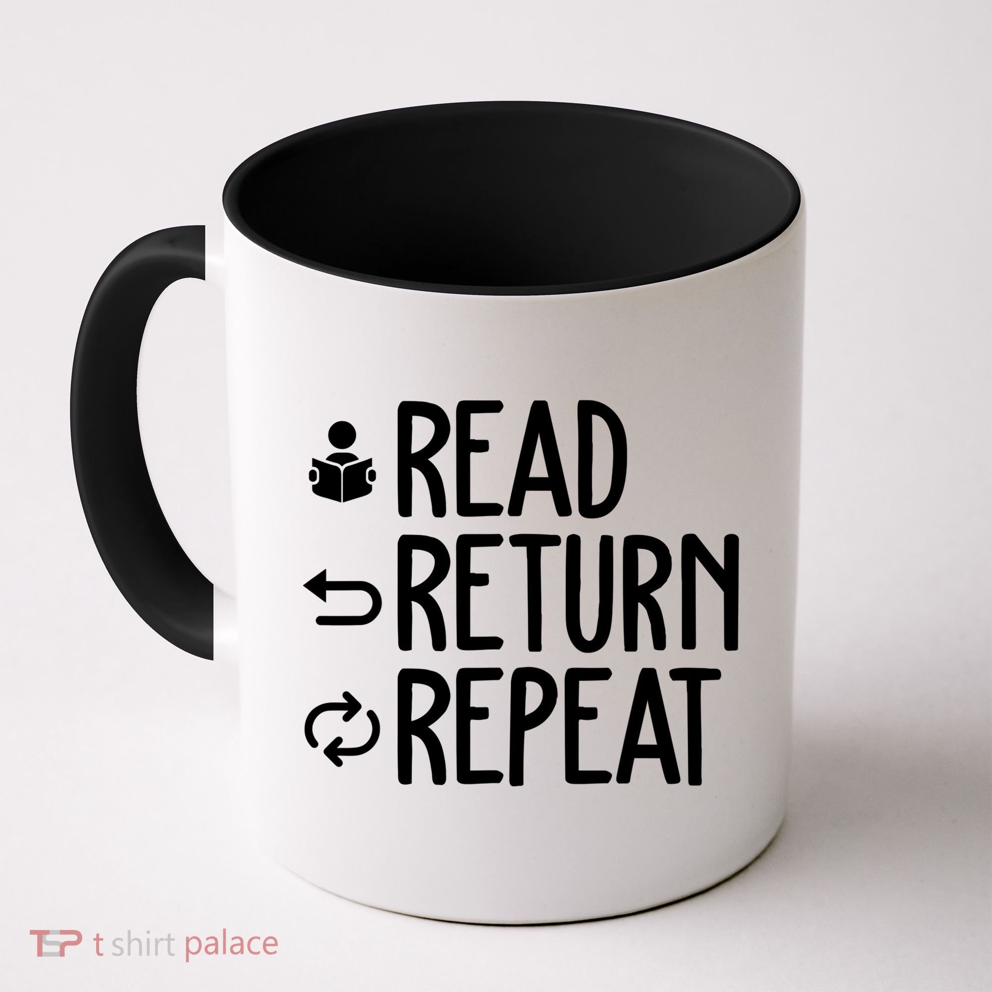Read Retun Repeat A Funny Gift For Book Reading Lovers Librarian Bookworms Coffee Mug
