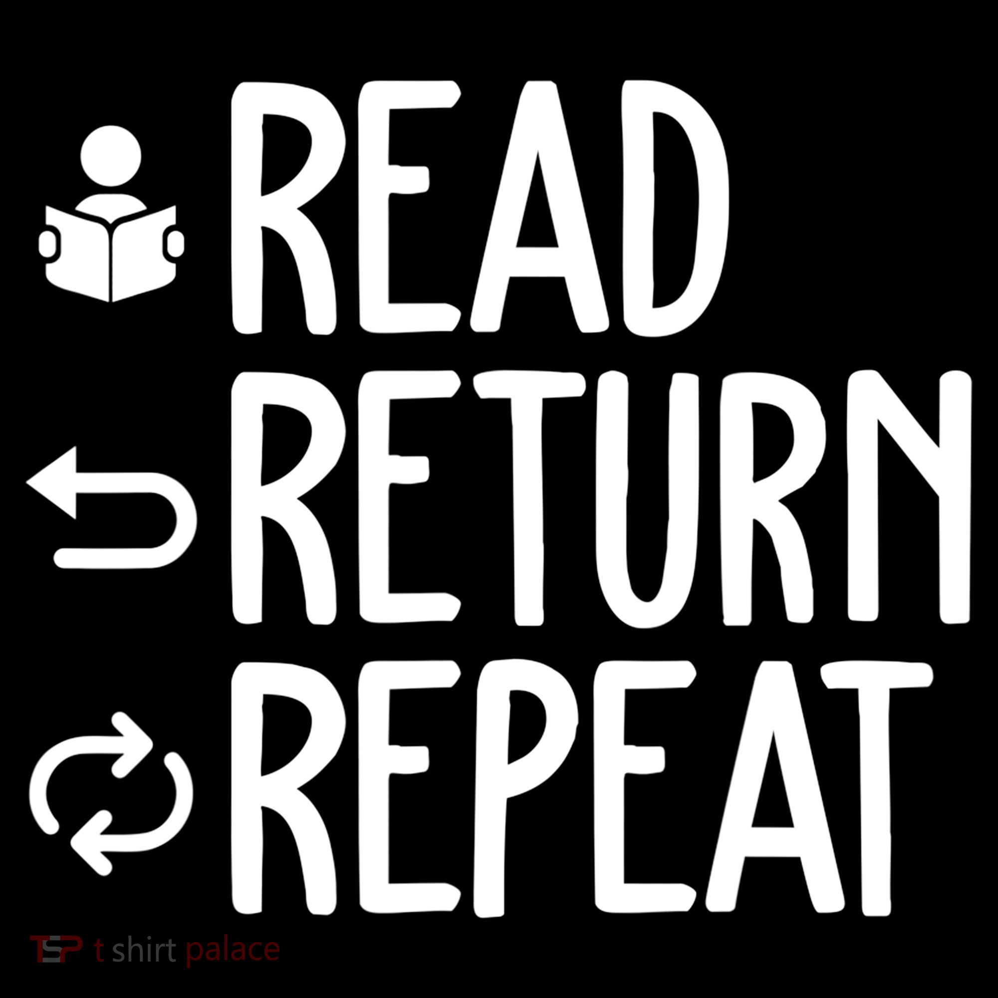 Read Retun Repeat A Funny Gift For Book Reading Lovers Librarian Bookworms Women's Hoodie