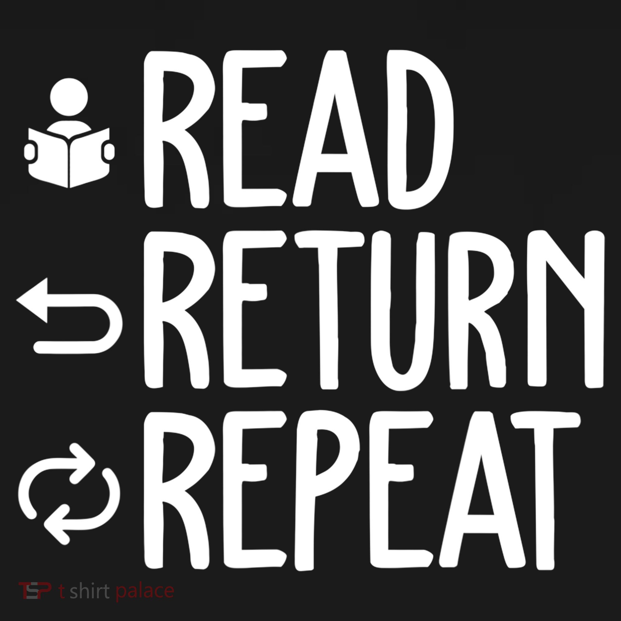 Read Retun Repeat A Funny Gift For Book Reading Lovers Librarian Bookworms Women's Tank Top