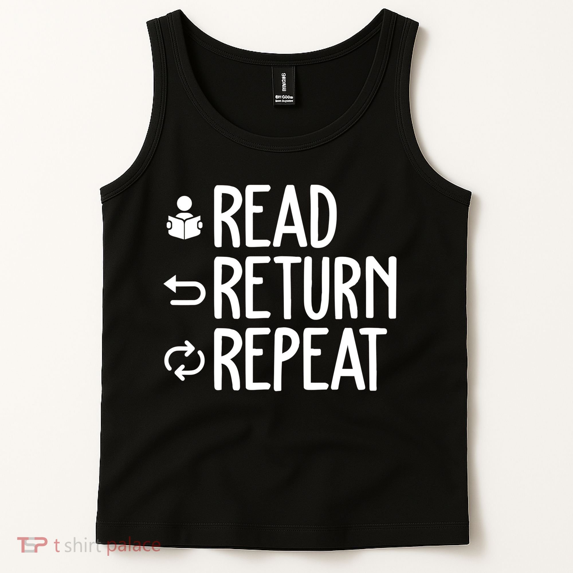 Read Retun Repeat A Funny Gift For Book Reading Lovers Librarian Bookworms Tank Top