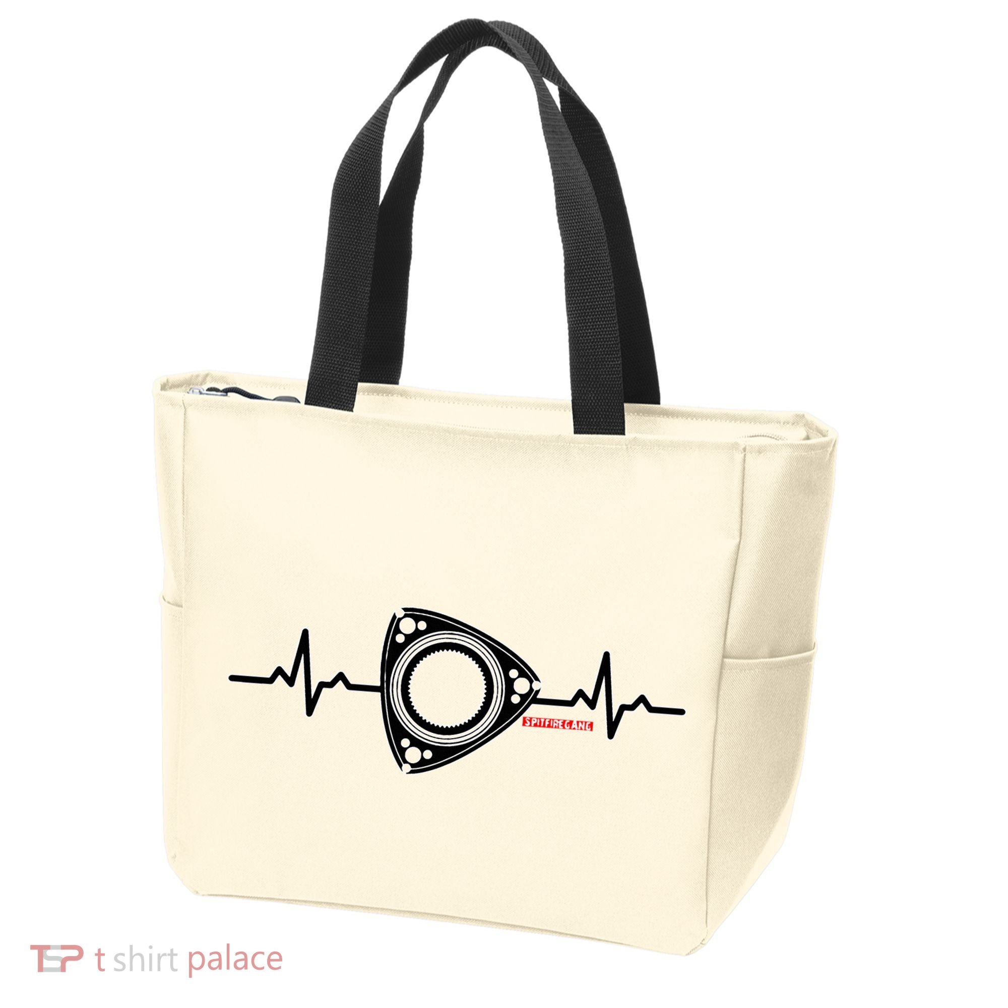 Rx8 Rx7 Rotorheartbeat Tote Bag