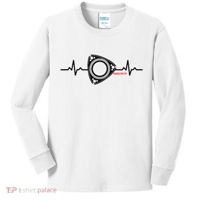 Rx8 Rx7 Rotorheartbeat Kids Long Sleeve Shirt