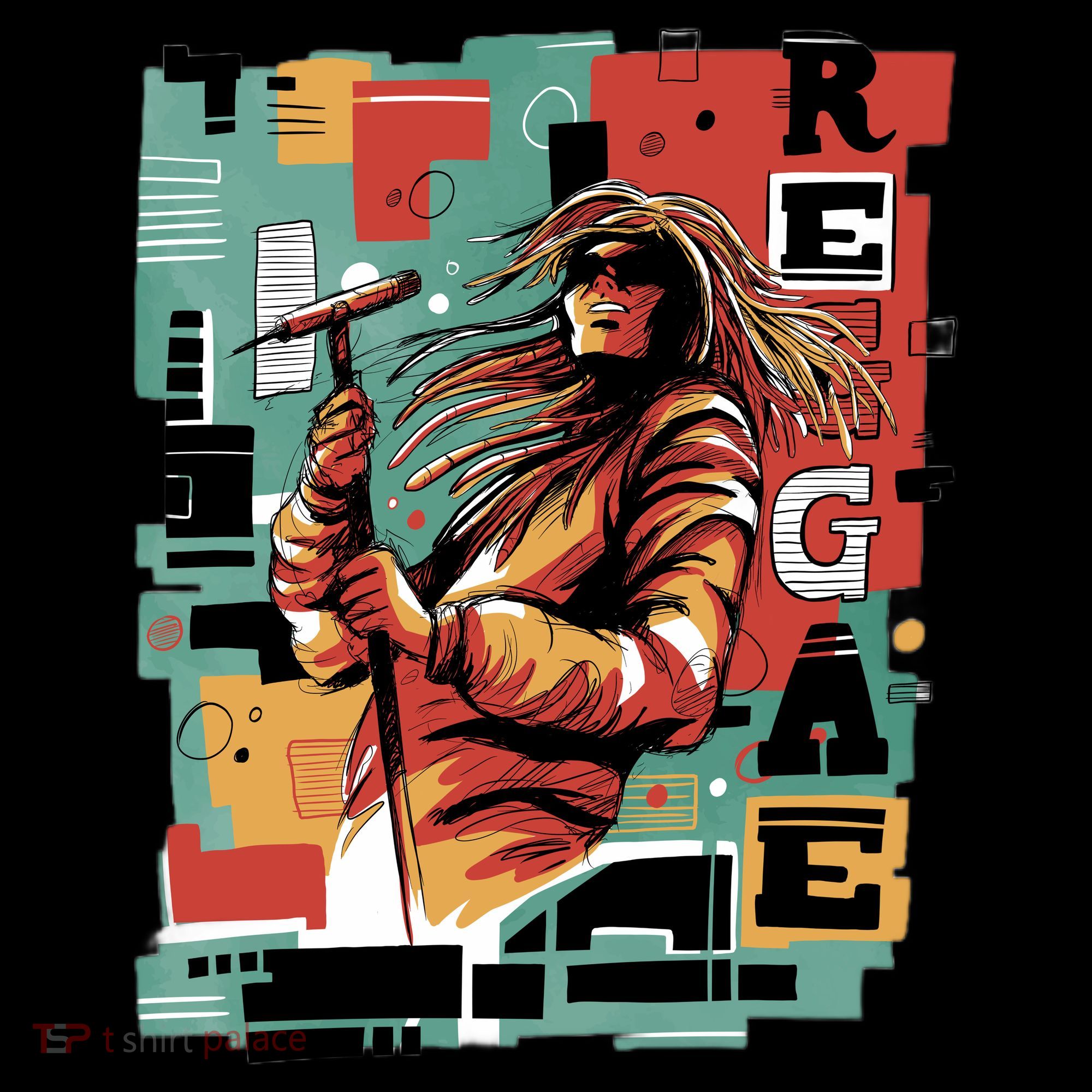 Retro Reggae Coaster