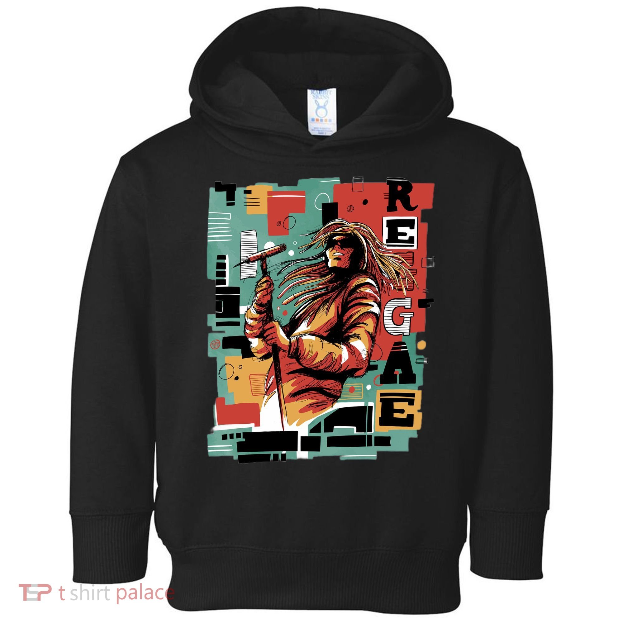 Retro Reggae Toddler Hoodie