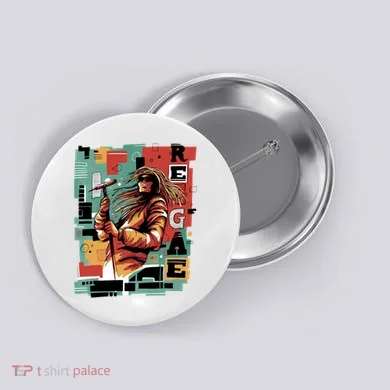 Retro Reggae Button
