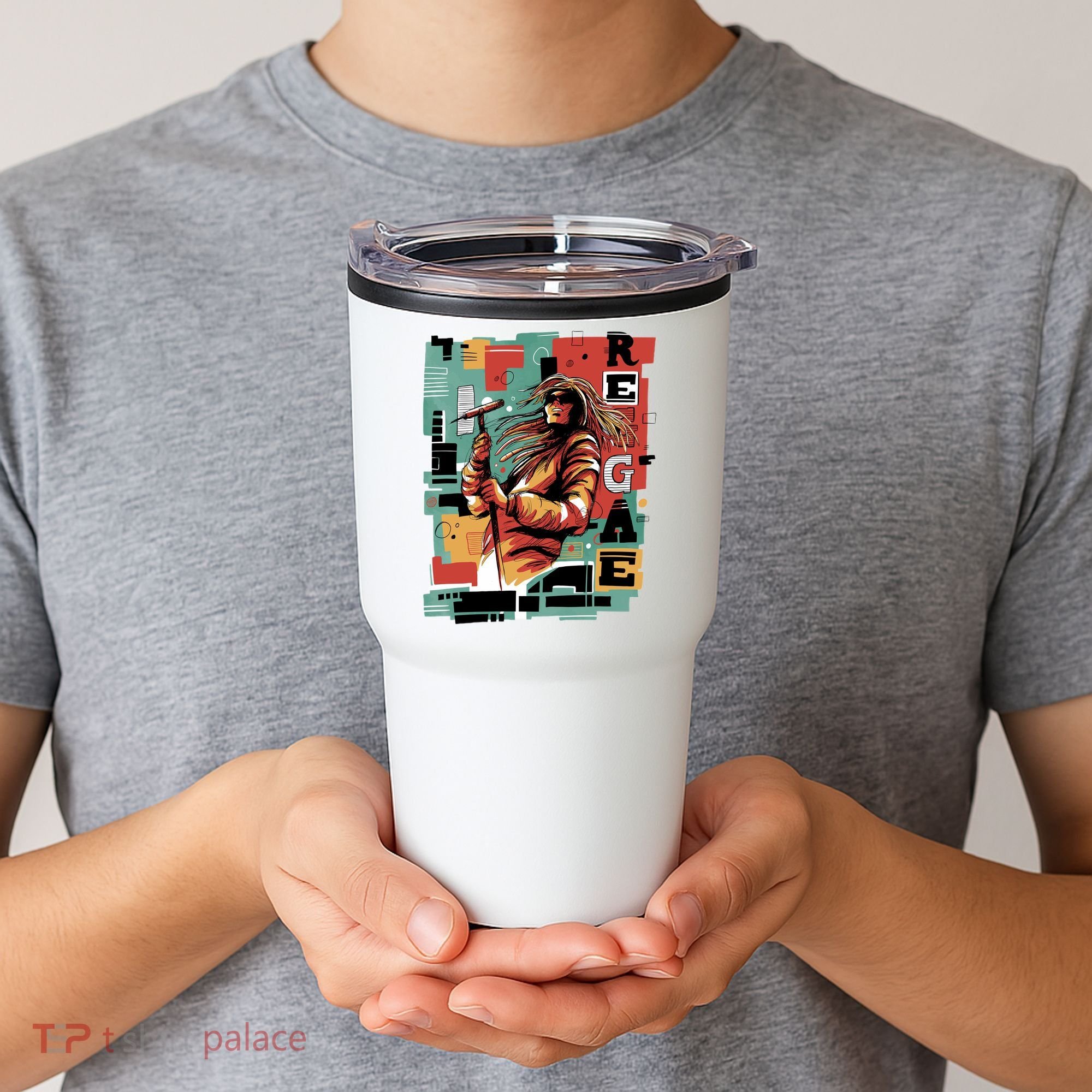 Retro Reggae Tumbler