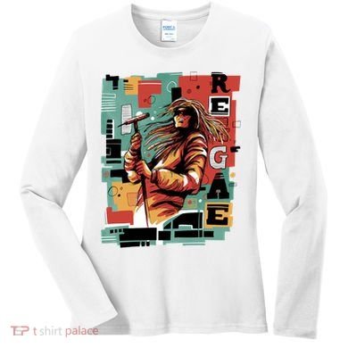 Retro Reggae Women's Long Sleeve Shirt