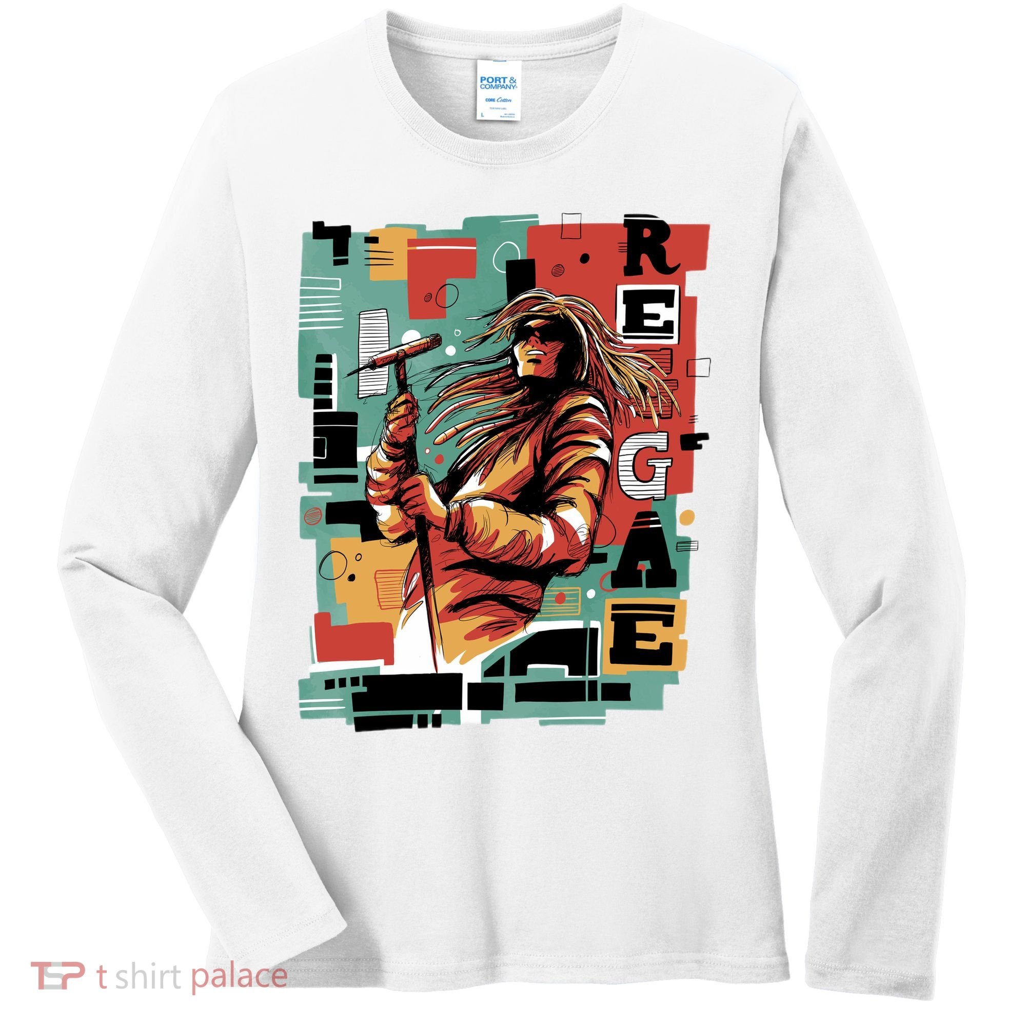 Retro Reggae Women's Long Sleeve Shirt