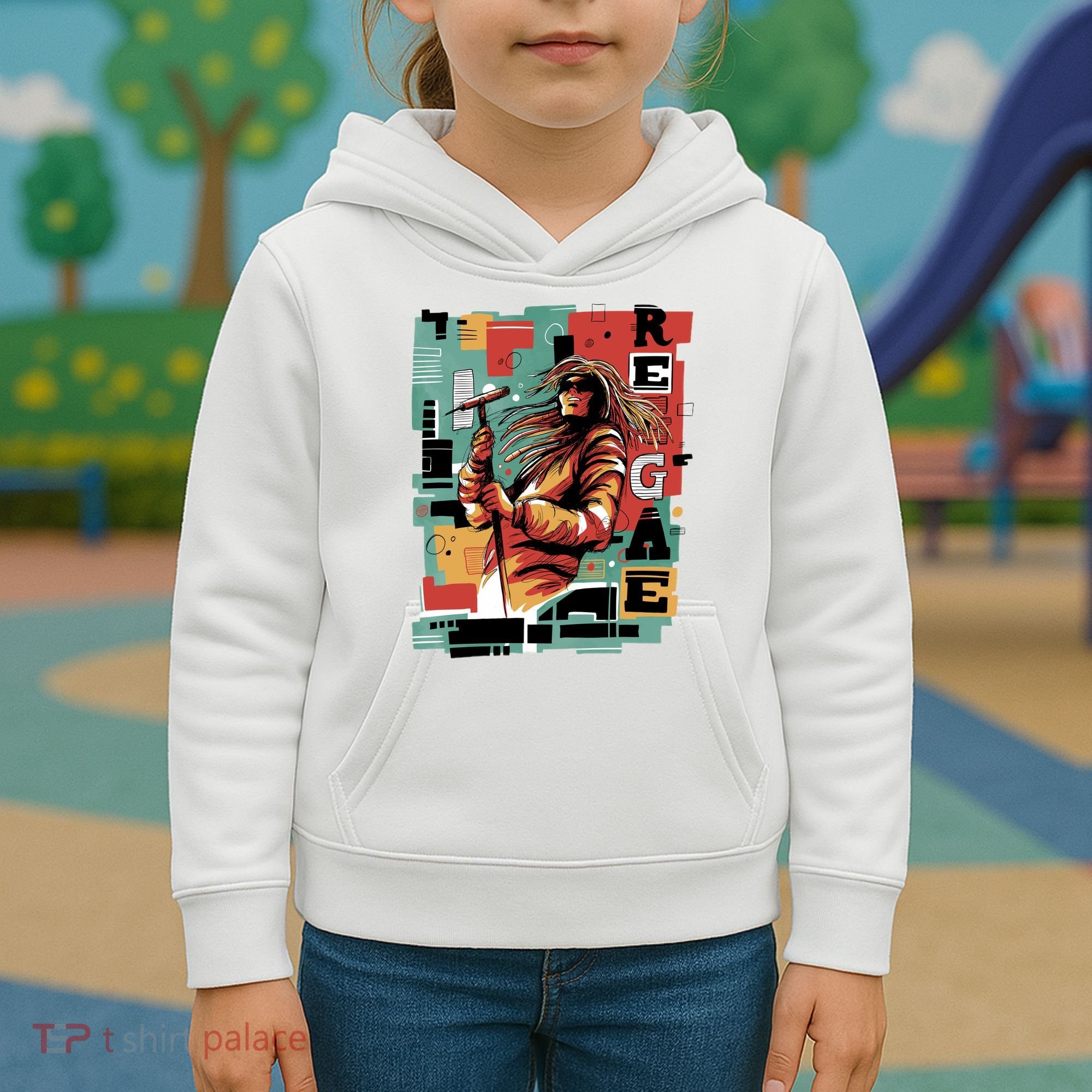 Retro Reggae Kids Hoodie