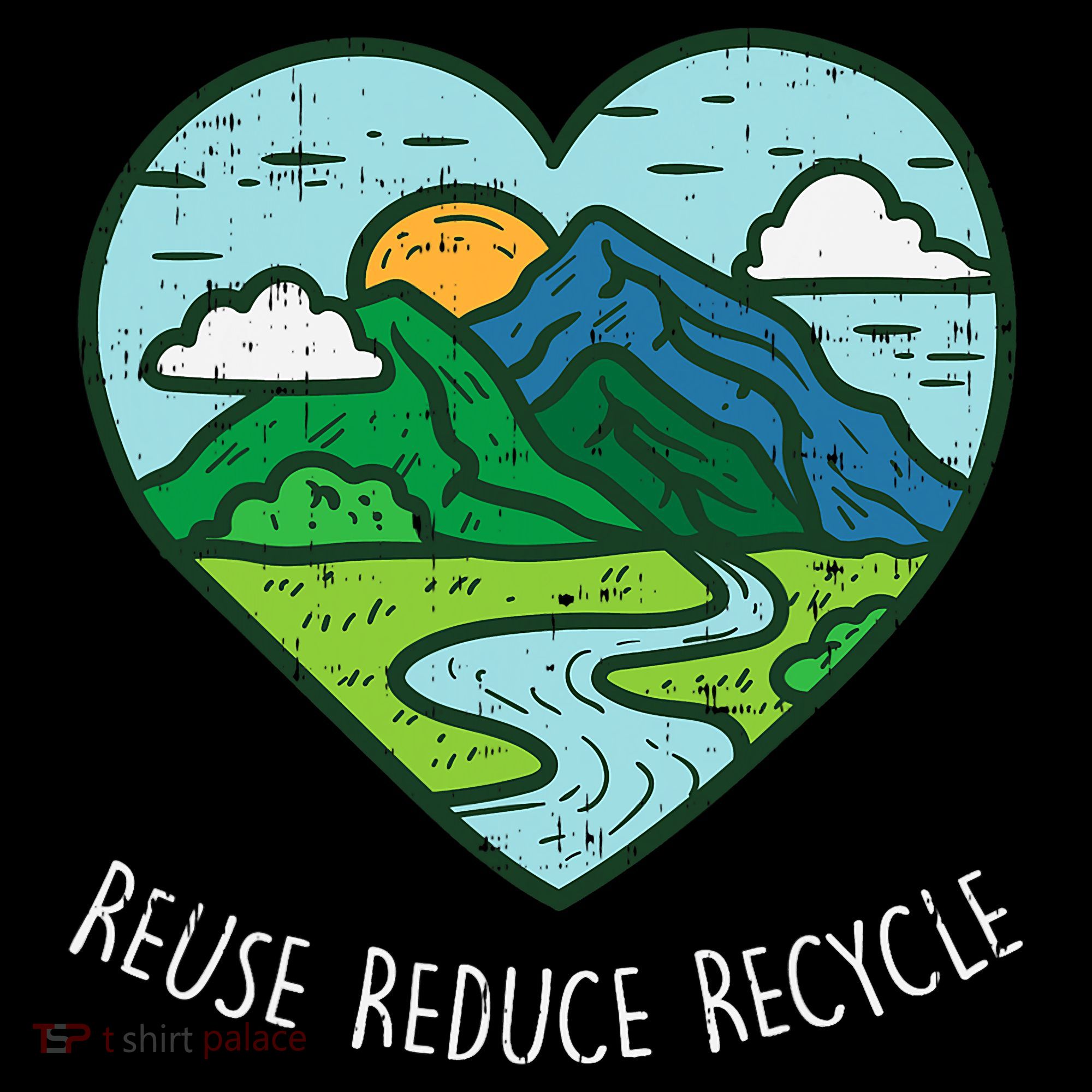 Reuse Reduce Recycle Earth Day Environmentalist Gift Long Sleeve Shirt