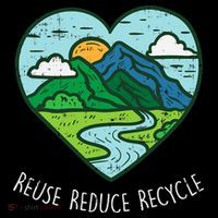 Reuse Reduce Recycle Earth Day Environmentalist Gift Sweatshirt thumb 3