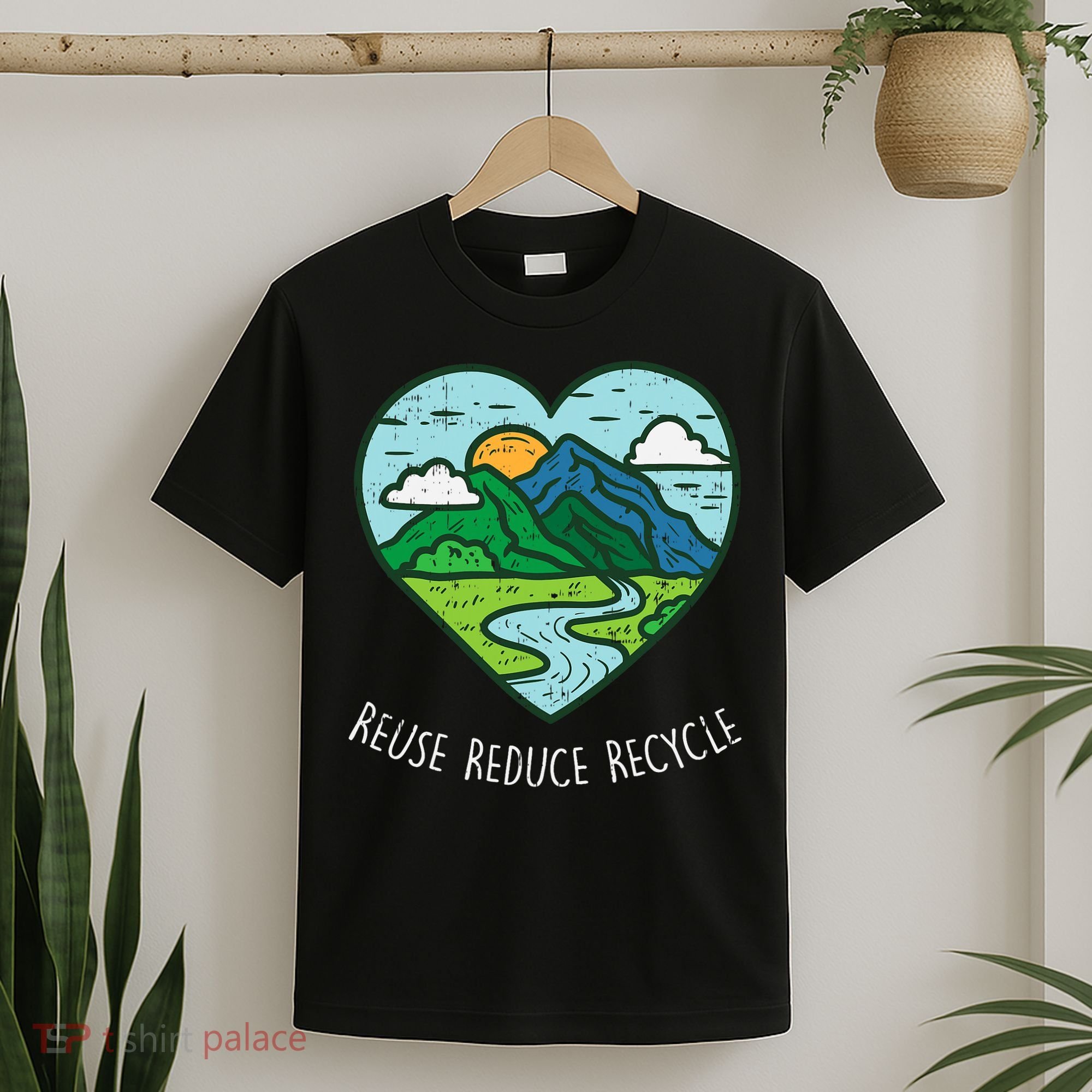 Reuse Reduce Recycle Earth Day Environmentalist Gift T-Shirt