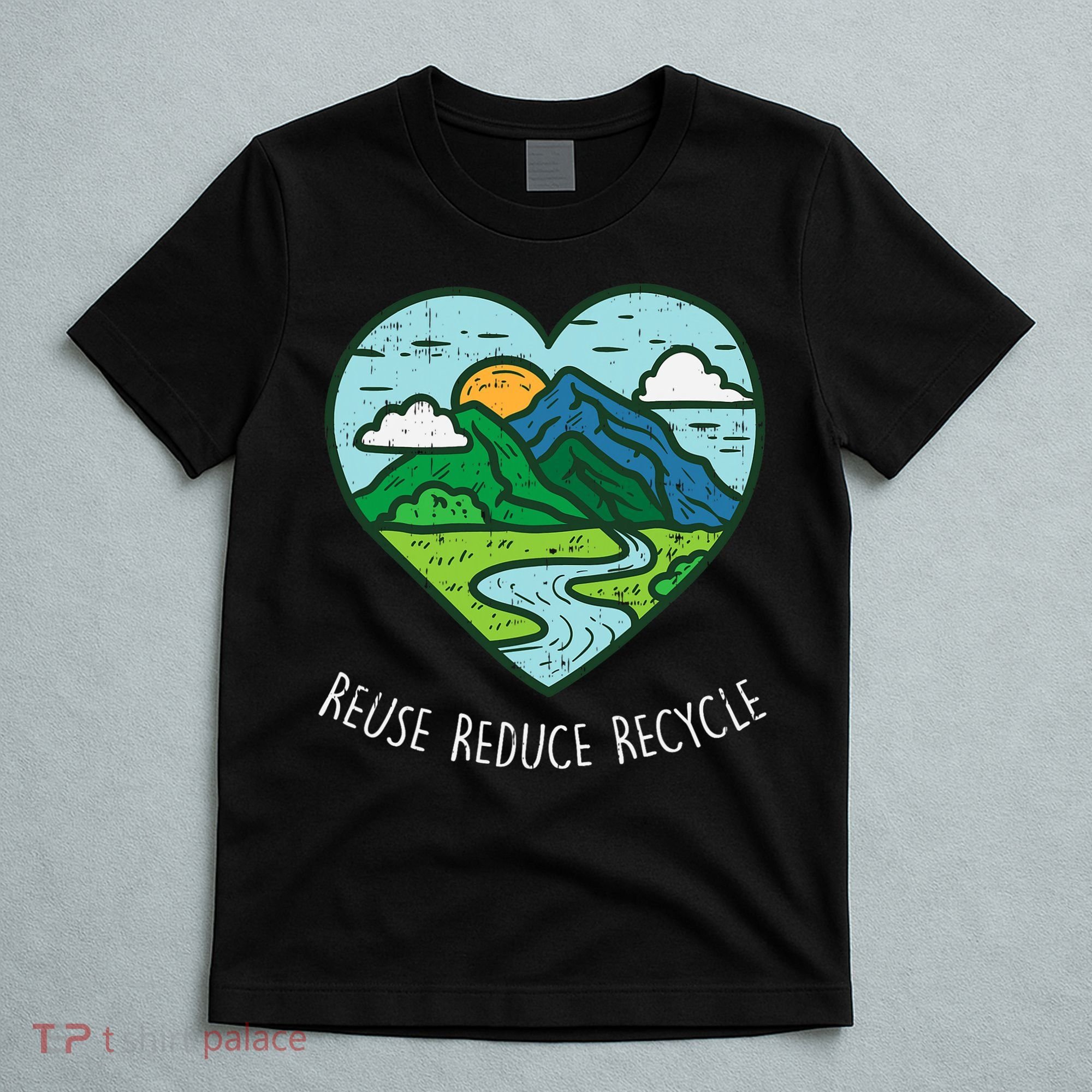 Reuse Reduce Recycle Earth Day Environmentalist Gift T-Shirt