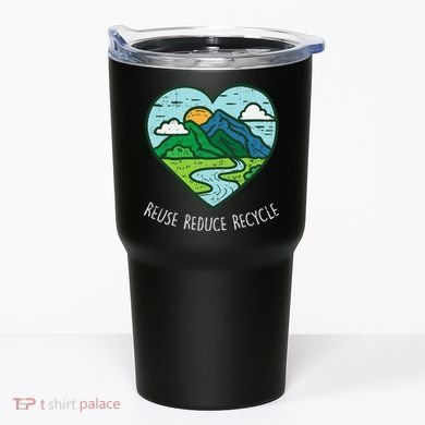 Reuse Reduce Recycle Earth Day Environmentalist Gift Tumbler
