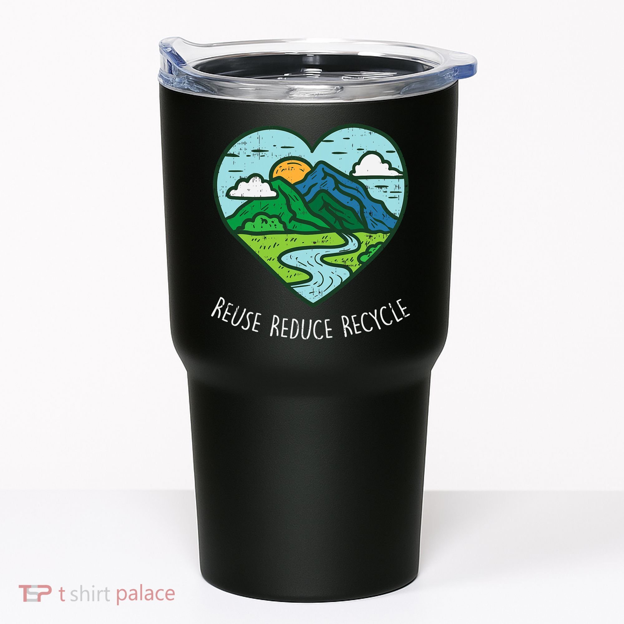 Reuse Reduce Recycle Earth Day Environmentalist Gift Tumbler