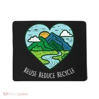 Reuse Reduce Recycle Earth Day Environmentalist Gift Mousepad thumb 0