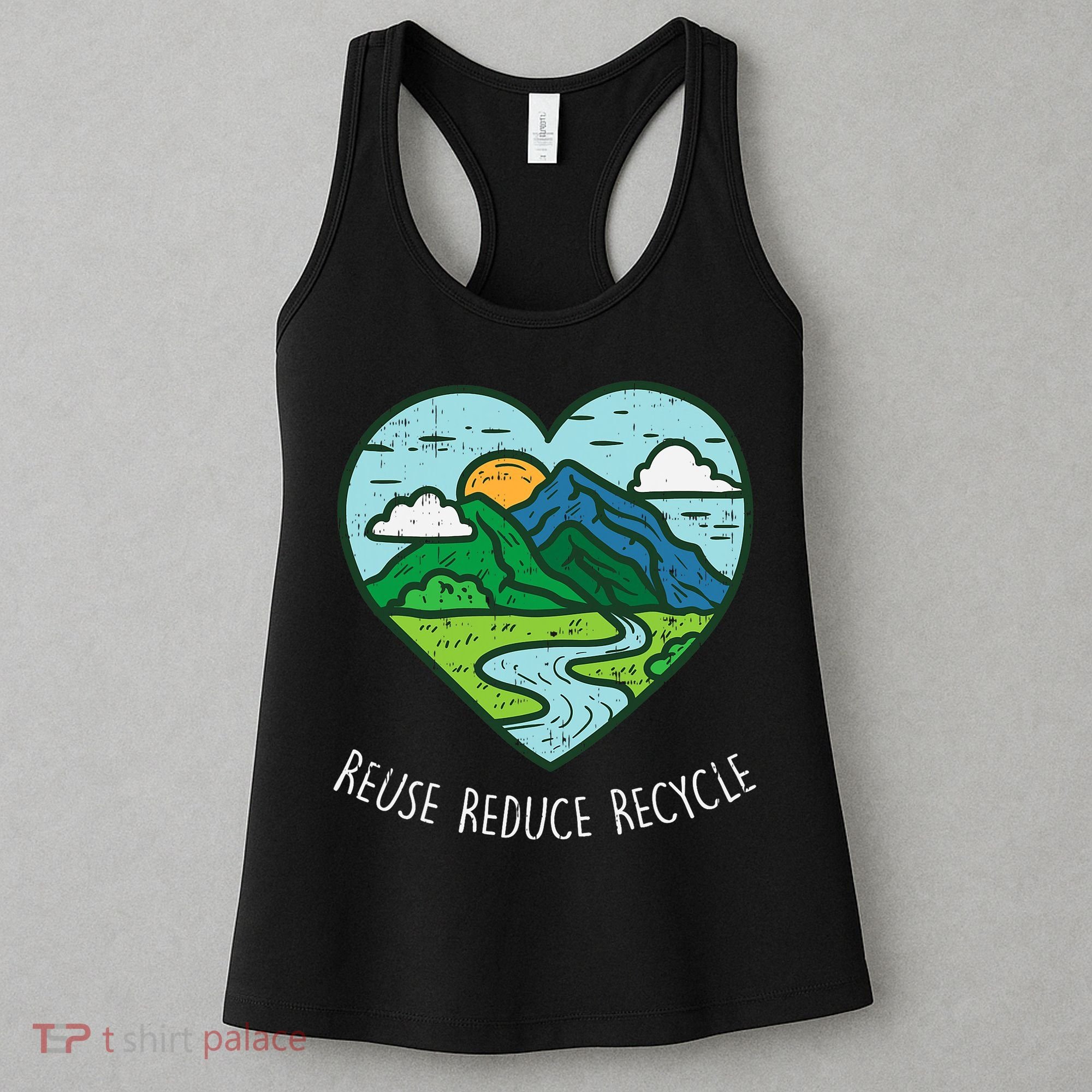 Reuse Reduce Recycle Earth Day Environmentalist Gift Women's Tank Top