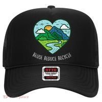 Reuse Reduce Recycle Earth Day Environmentalist Gift Hat thumb 0