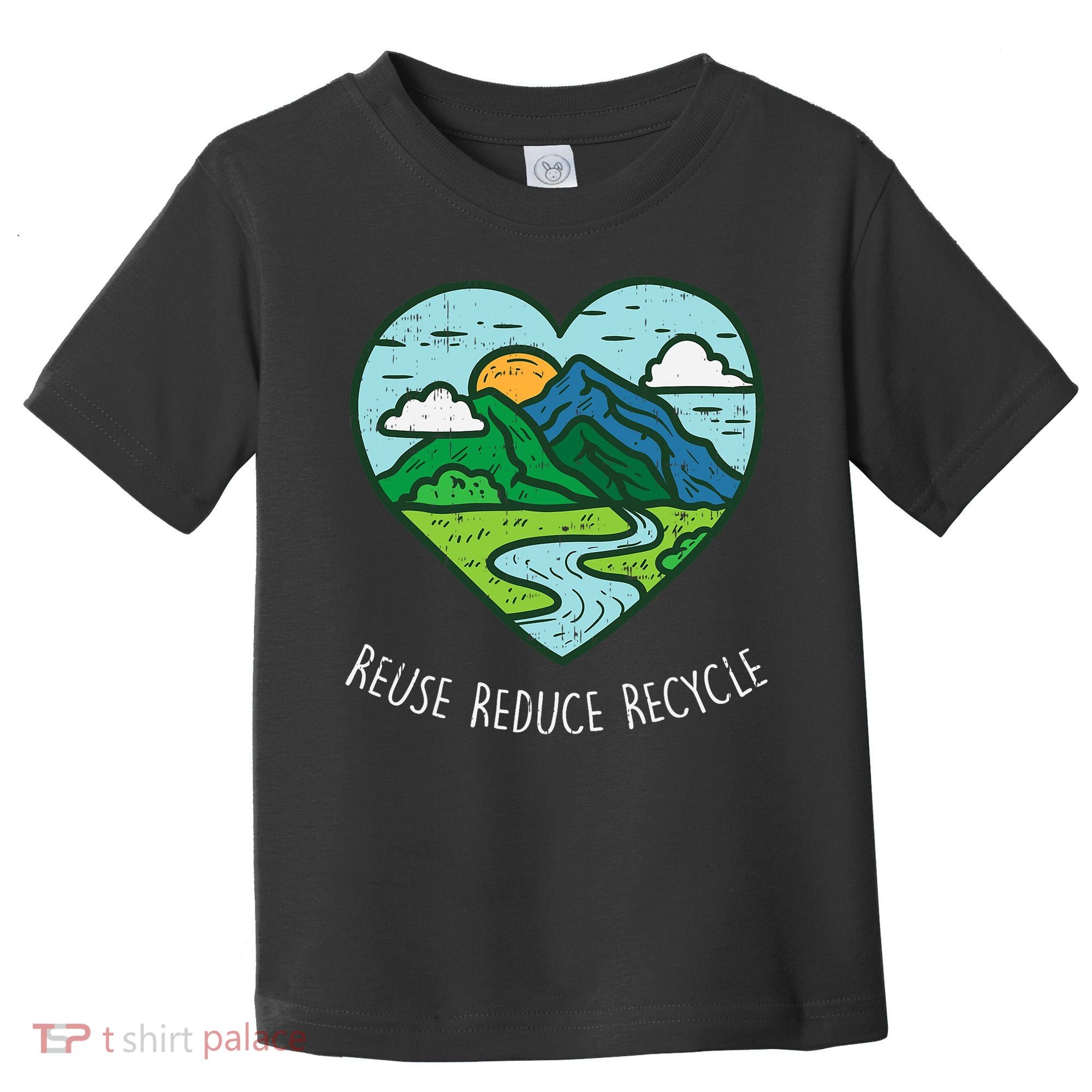 Reuse Reduce Recycle Earth Day Environmentalist Gift Toddler T-Shirt