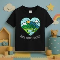Reuse Reduce Recycle Earth Day Environmentalist Gift Toddler T-Shirt thumb 3
