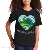 Reuse Reduce Recycle Earth Day Environmentalist Gift Kids T-Shirt thumb 2