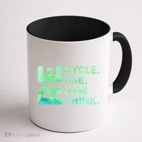 Recycle Reuse Renew Rethink Earth Day Environmental Activism 3 Coffee Mug thumb 1