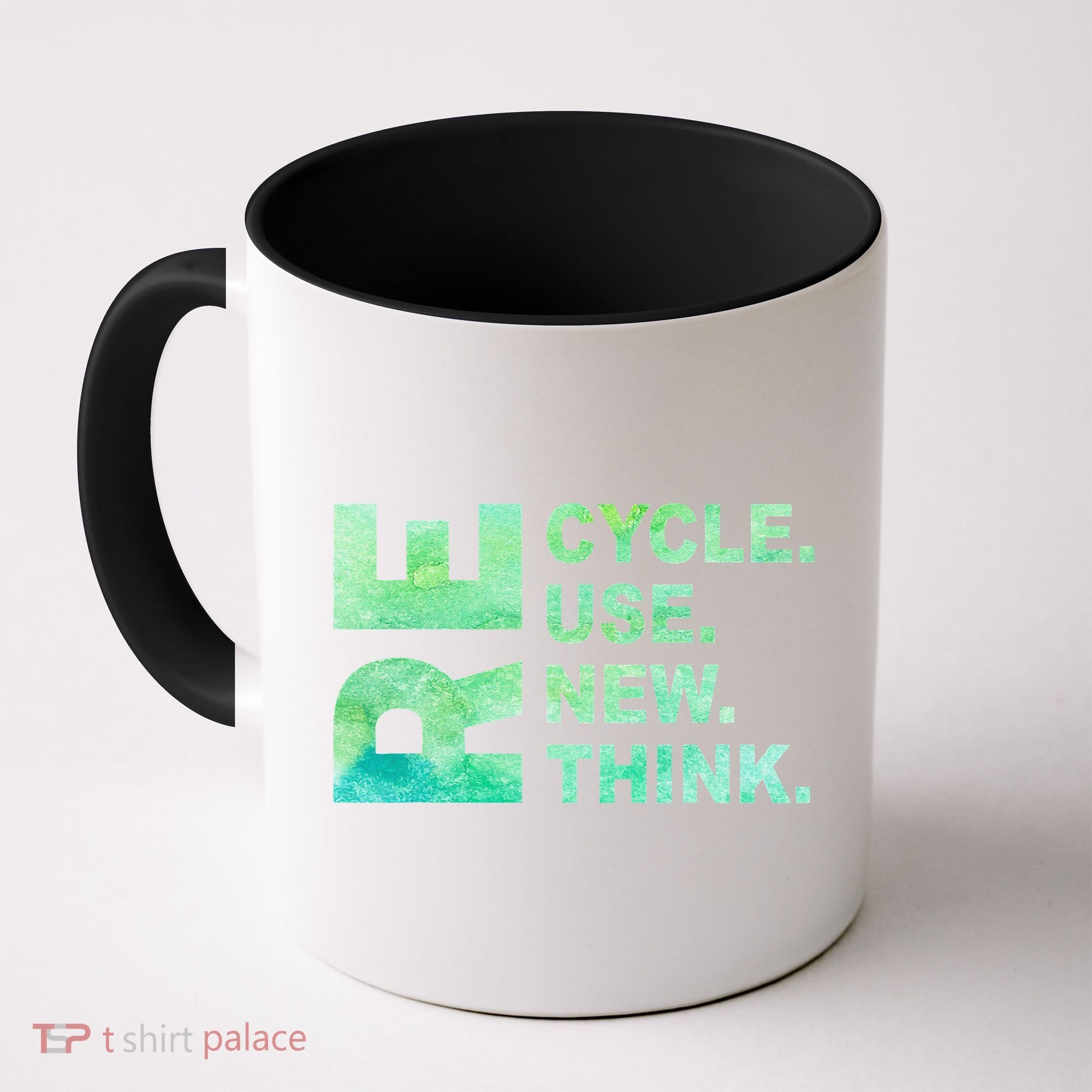 Recycle Reuse Renew Rethink Earth Day Environmental Activism 3 Coffee Mug