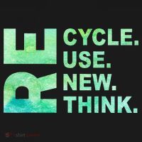 Recycle Reuse Renew Rethink Earth Day Environmental Activism 3 Pajama Set thumb 2