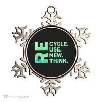 Recycle Reuse Renew Rethink Earth Day Environmental Activism 3 Ornament thumb 0
