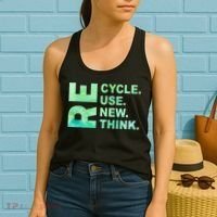 Recycle Reuse Renew Rethink Earth Day Environmental Activism 3 Women's Tank Top thumb 2