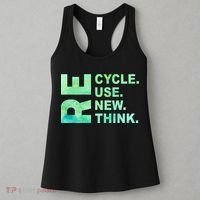 Recycle Reuse Renew Rethink Earth Day Environmental Activism 3 Women's Tank Top thumb 3