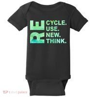 Recycle Reuse Renew Rethink Earth Day Environmental Activism 3 Baby Bodysuit thumb 0
