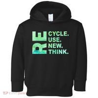 Recycle Reuse Renew Rethink Earth Day Environmental Activism 3 Toddler Hoodie thumb 0
