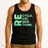 Recycle Reuse Renew Rethink Earth Day Environmental Activism 3 Tank Top thumb 3