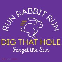 Run Rabbit Run Dig That Hole Mousepad thumb 1