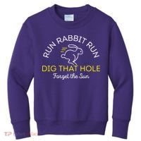 Run Rabbit Run Dig That Hole Kids Sweatshirt thumb 0