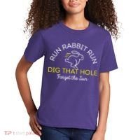 Run Rabbit Run Dig That Hole Kids T-Shirt thumb 2