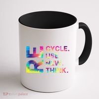 Recycle Reuse Renew Rethink Earth Day Environmental Activism Gift Coffee Mug thumb 1