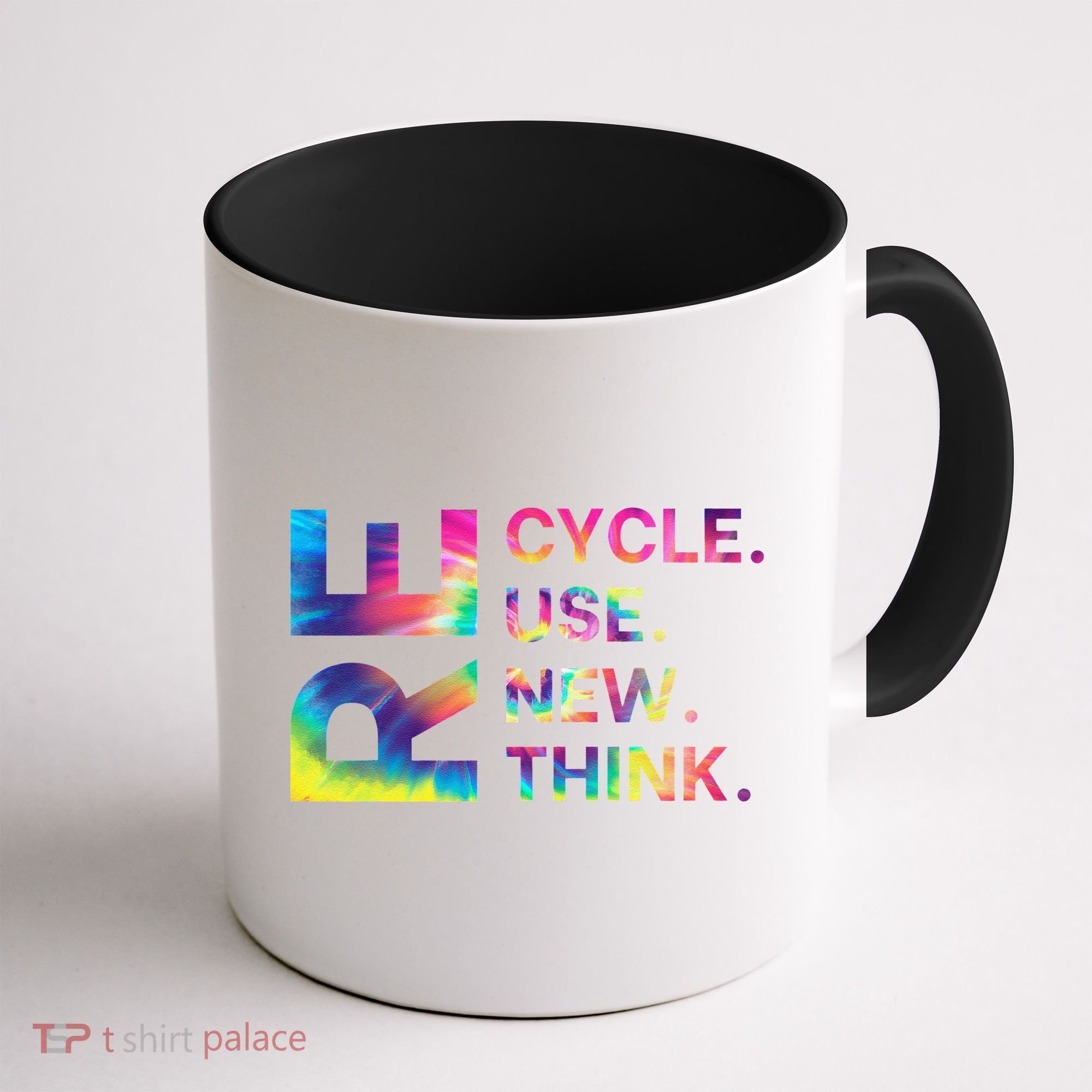 Recycle Reuse Renew Rethink Earth Day Environmental Activism Gift Coffee Mug