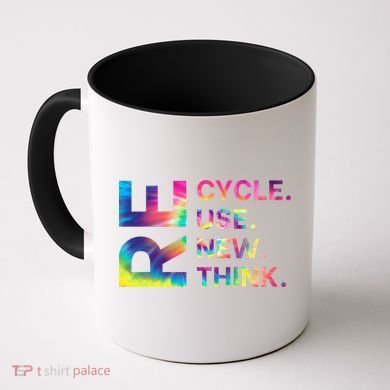 Recycle Reuse Renew Rethink Earth Day Environmental Activism Gift Coffee Mug